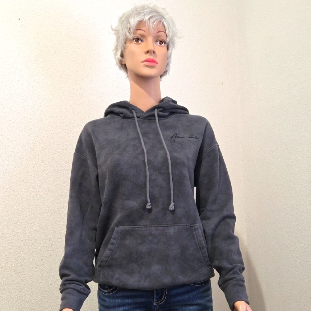 Abercrombie Gray Marbled Hoodie